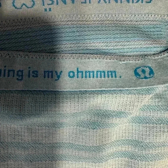 Lululemon swiftly long sleeve athletic tee blue/green size 6 - Picture 8 of 9